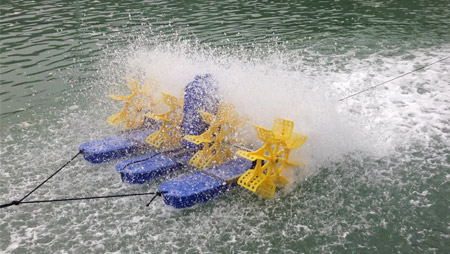 The aeration principle of fish pond aerator