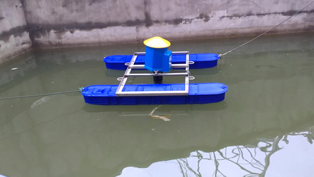 Longer service life of fish pond aerators